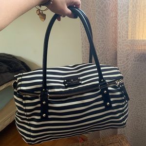 Kate Spade Striped Shoulder Bag